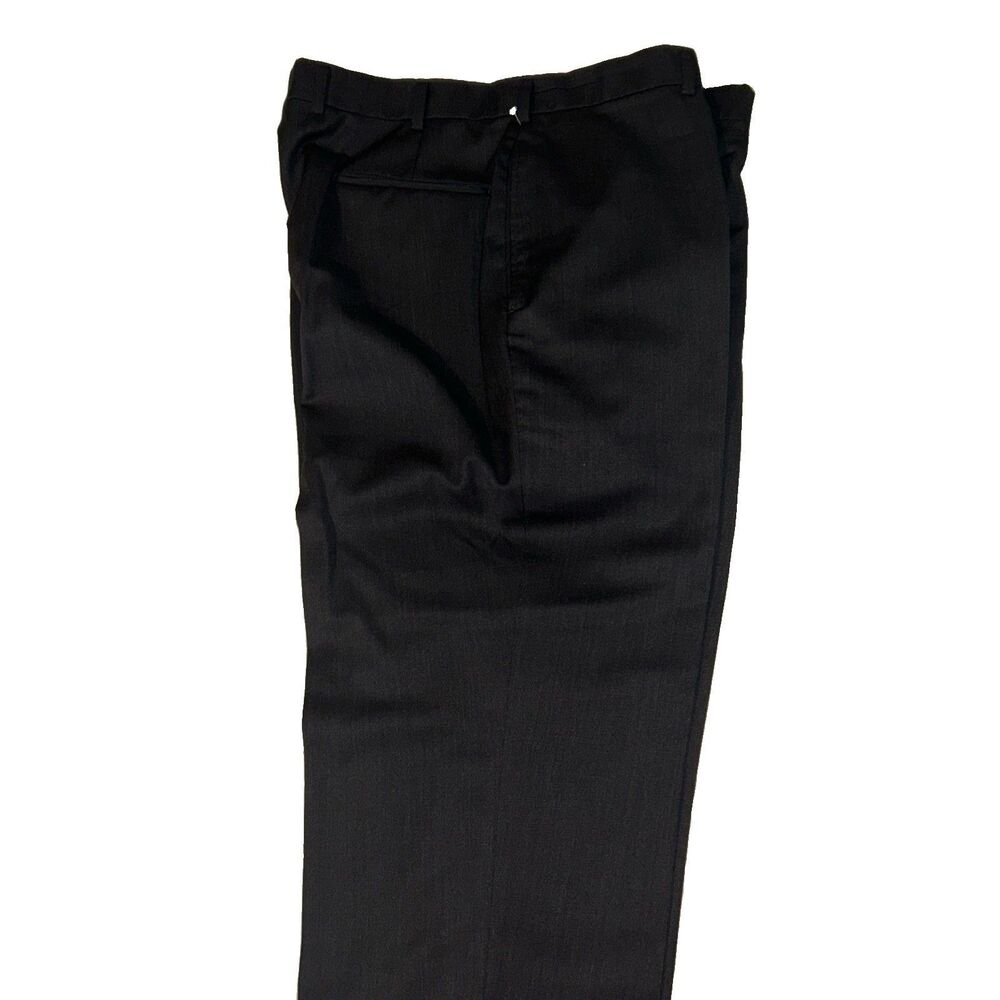 Jos A Bank Pants Mens 38R Black Travelers Collection. Wool. 31” Length